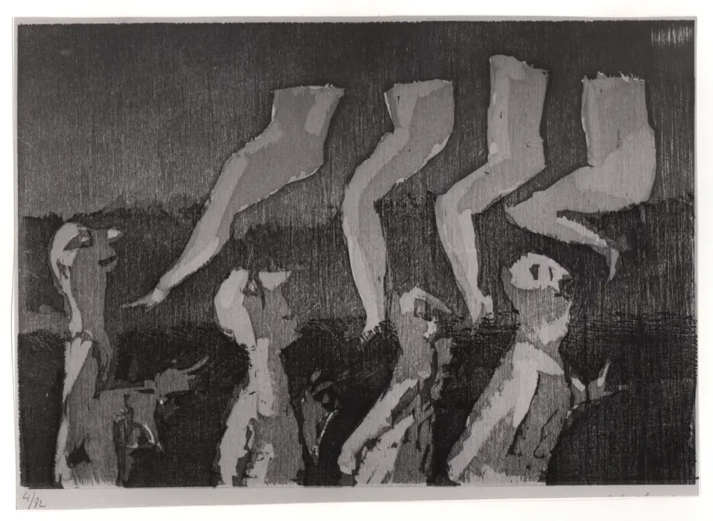 Anonimo , Maccari, Mino - sec. XX - La sfilata , fronte