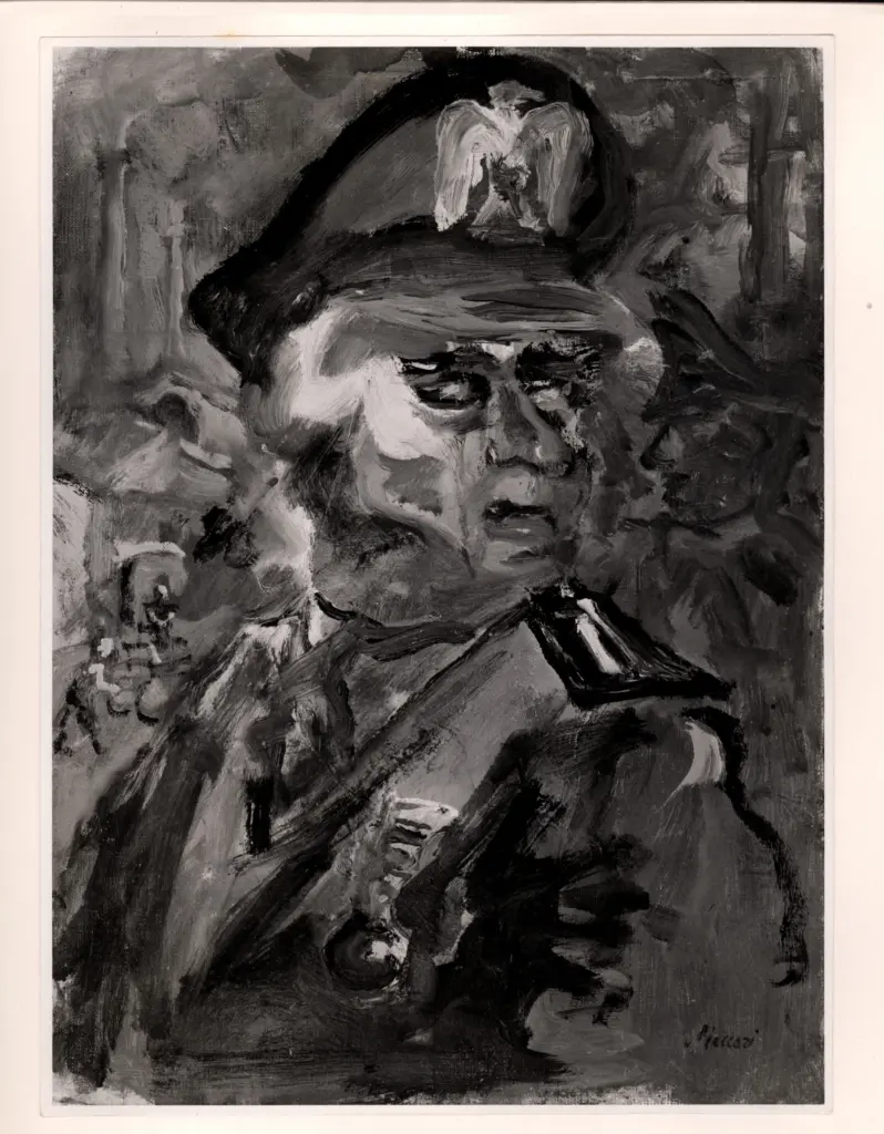 Universit&agrave; di Pisa. Dipartimento di Storia delle Arti , Maccari, Mino - sec. XX - , fronte