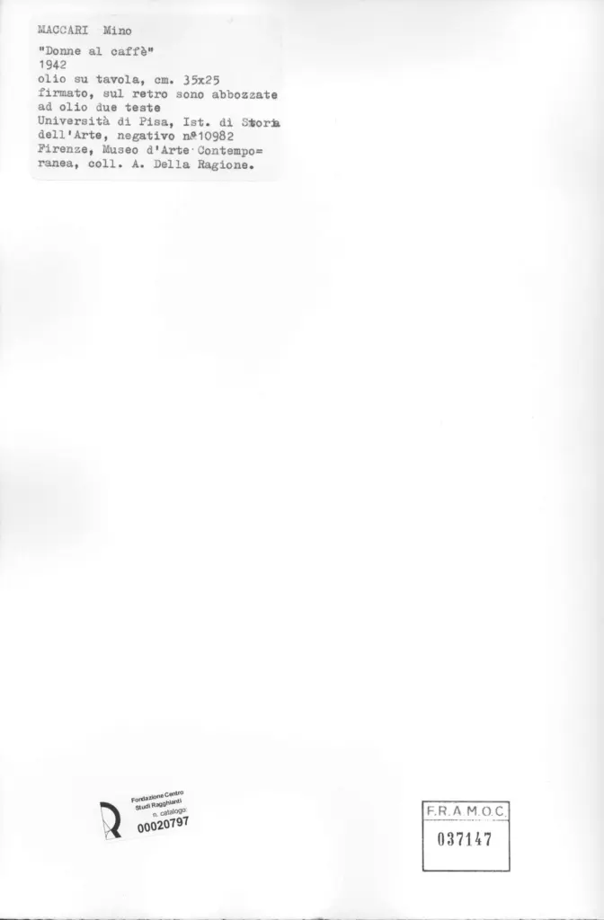 Universit&agrave; di Pisa. Dipartimento di Storia delle Arti , retro