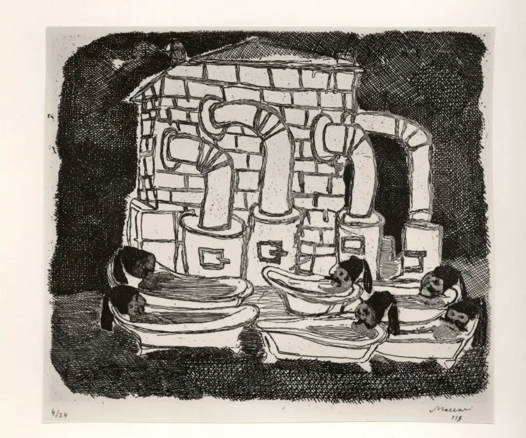 Fotografia Ferruzzi , Maccari, Mino - sec. XX - Bagni turchi , fronte