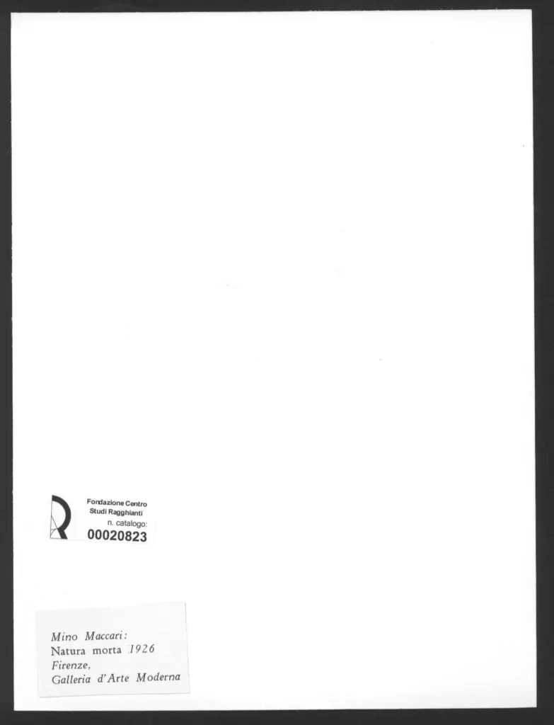 Anonimo , Maccari, Mino - sec. XX - , retro