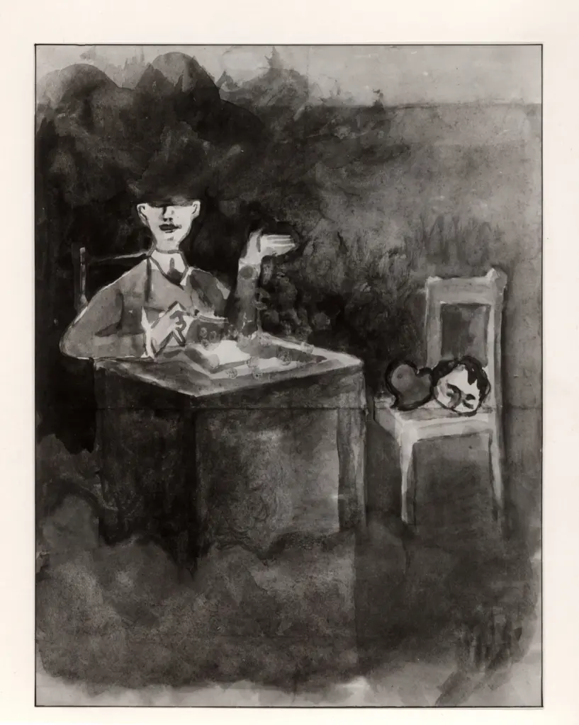 Giacomelli , Maccari, Mino - sec. XX - L'aridissimo , fronte