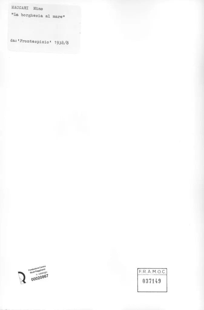 Anonimo, Anonimo , retro