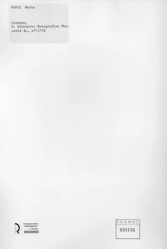 Istituto Centrale per il Catalogo e la Documentazione: Fototeca Nazionale , retro