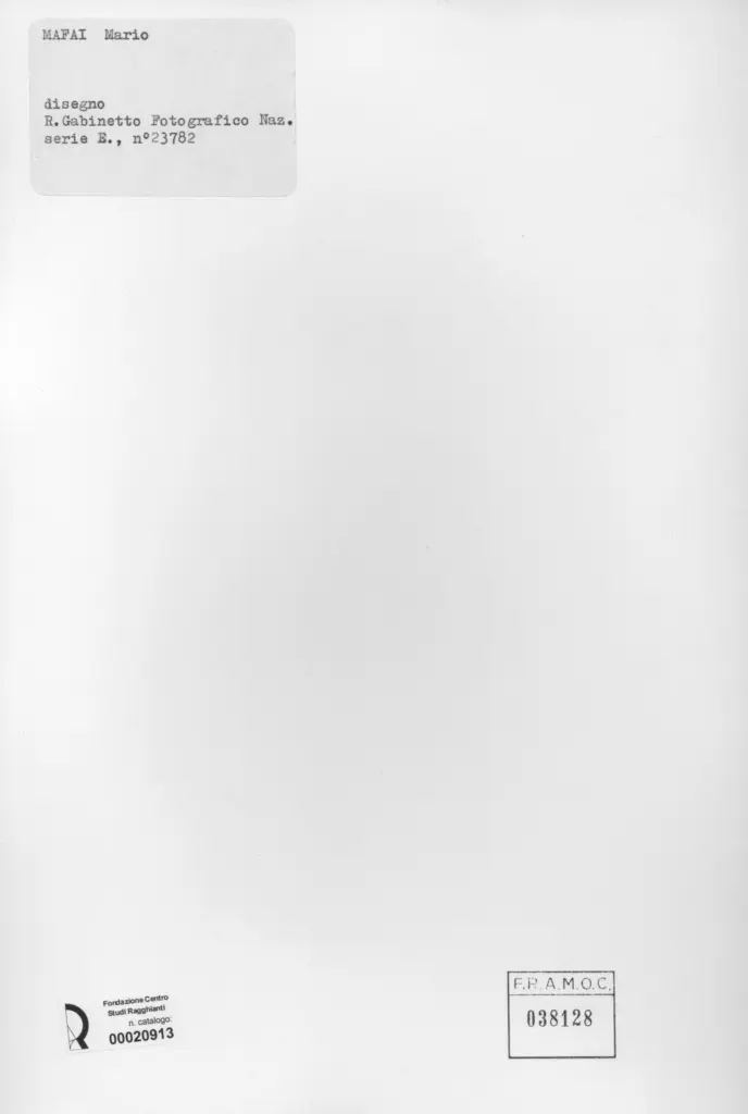 Istituto Centrale per il Catalogo e la Documentazione: Fototeca Nazionale , retro