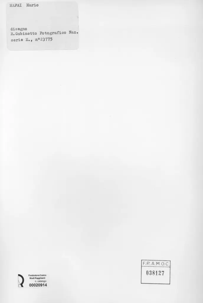 Istituto Centrale per il Catalogo e la Documentazione: Fototeca Nazionale , retro