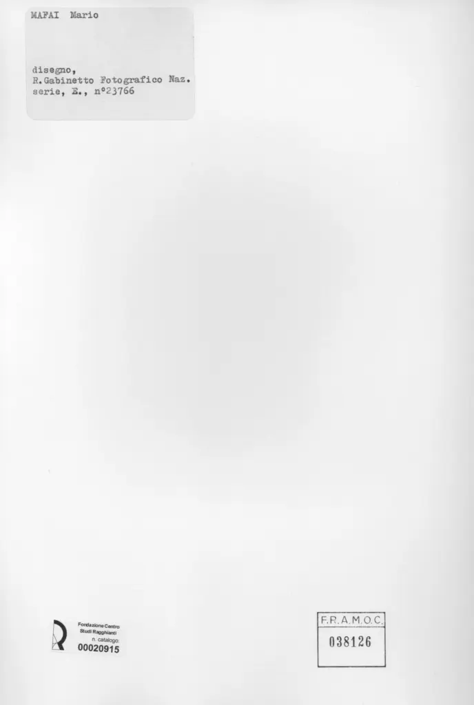 Istituto Centrale per il Catalogo e la Documentazione: Fototeca Nazionale , retro