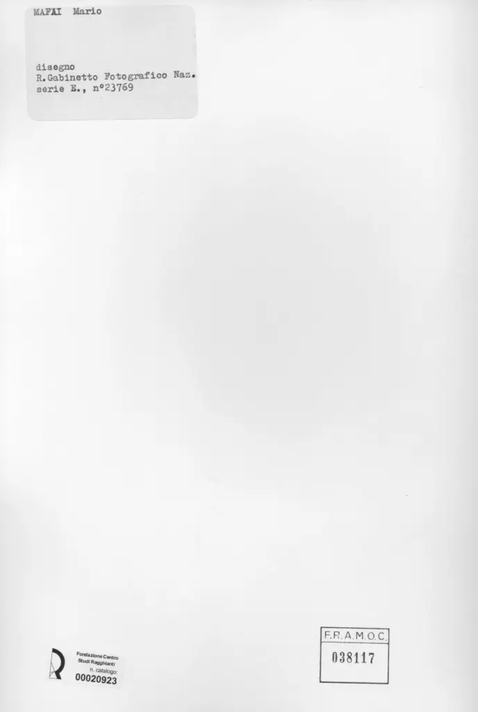 Istituto Centrale per il Catalogo e la Documentazione: Fototeca Nazionale , retro