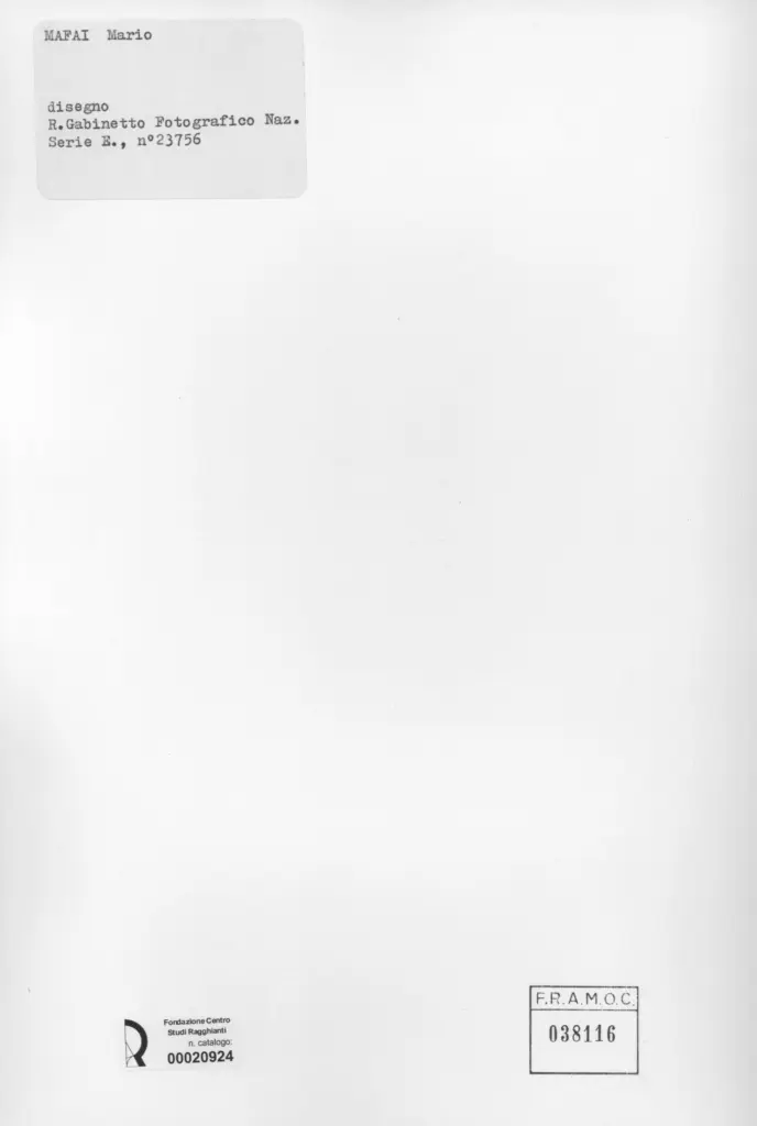 Istituto Centrale per il Catalogo e la Documentazione: Fototeca Nazionale , retro