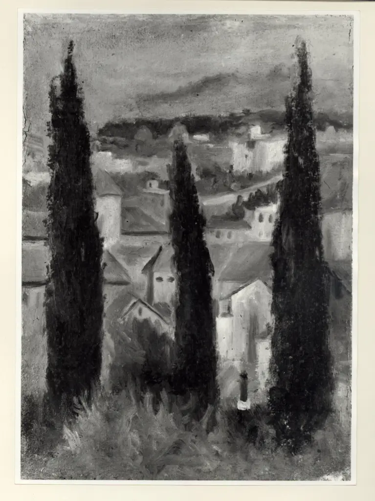 Universit&agrave; di Pisa. Dipartimento di Storia delle Arti&nbsp; , Mafai, Mario - sec. XX , fronte