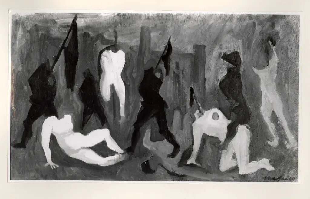 Universit&agrave; di Pisa. Dipartimento di Storia delle Arti&nbsp; , Mafai, Mario - sec. XX - , fronte