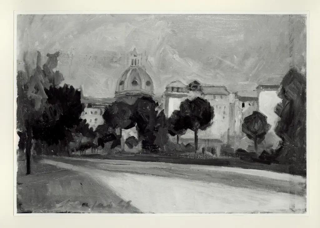 Universit&agrave; di Pisa. Dipartimento di Storia delle Arti&nbsp; , Mafai, Mario - sec. XX - , fronte