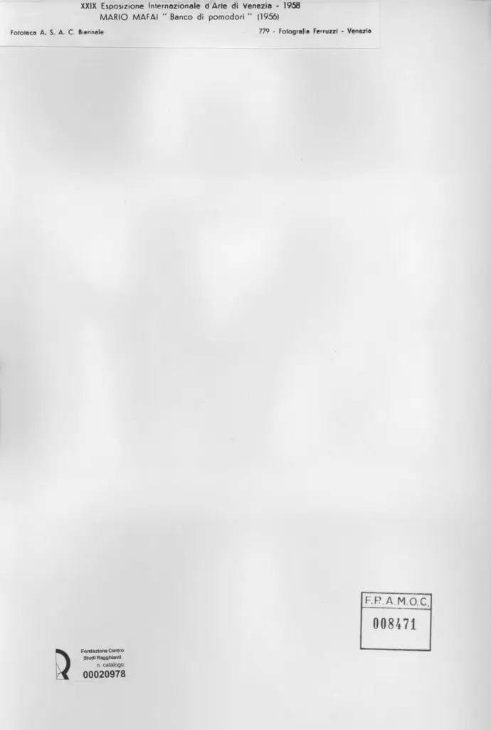 Fotografia Ferruzzi , retro