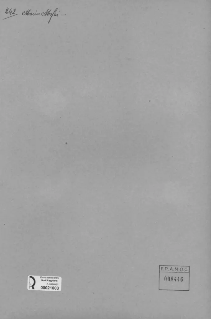 Anonimo, Anonimo , retro