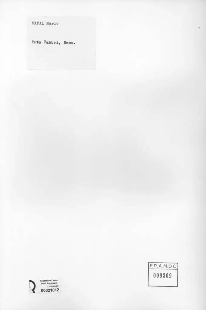 Fabbri, Manuela , Mafai, Mario - - , retro