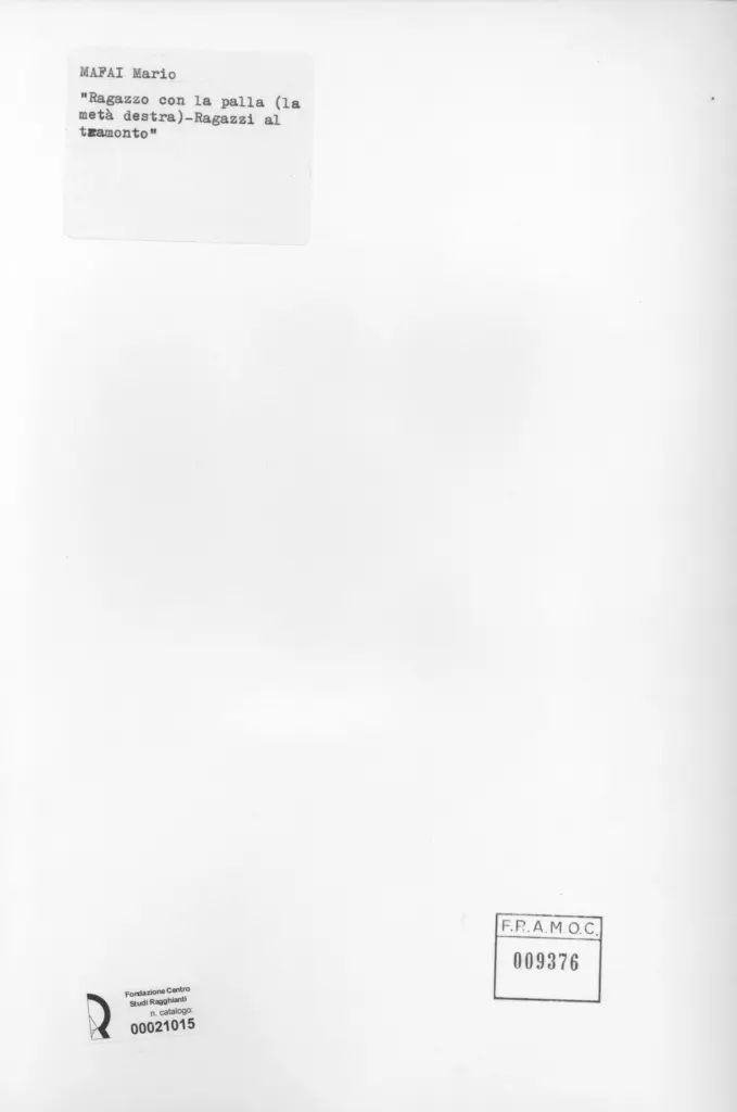 Anonimo, Anonimo , retro