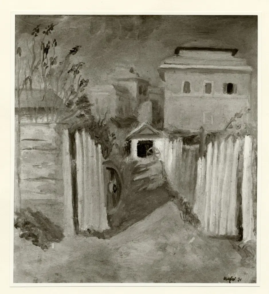 Universit&agrave; di Pisa. Dipartimento di Storia delle Arti , Mafai, Mario , fronte