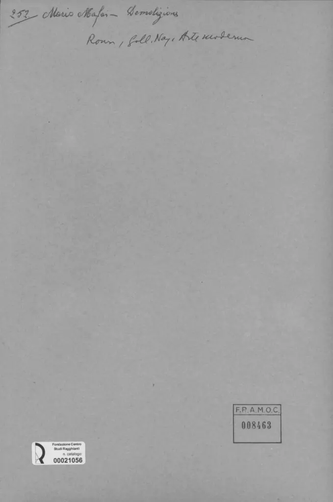 Anonimo, Anonimo , retro