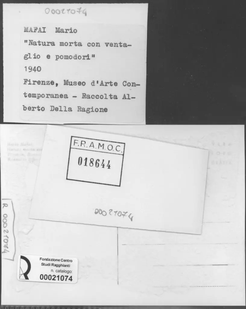 Anonimo , Mafai, Mario - sec. XX , retro