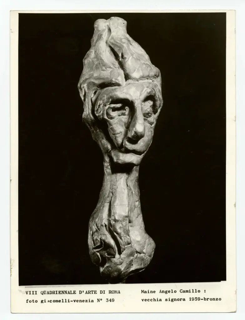 Giacomelli , Maine, Angelo Camillo - sec. XX , fronte