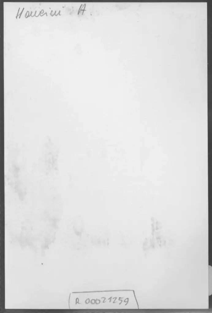 Anonimo , Mancini, Antonio - sec. XIX/ XX - Uomo con il mantello nero , retro