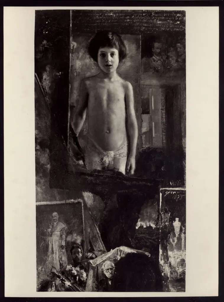 Mancini, Antonio , Ritratto di bambino