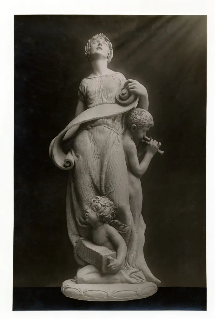 Anonimo , Maraini, Antonio - sec. XX - Santa Cecilia , fronte