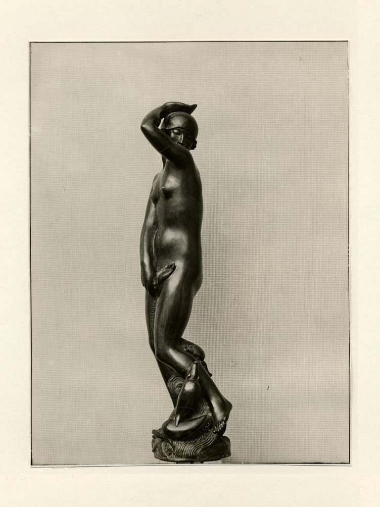 Giacomelli , Maraini, Antonio - sec. XX - Bagnante , fronte