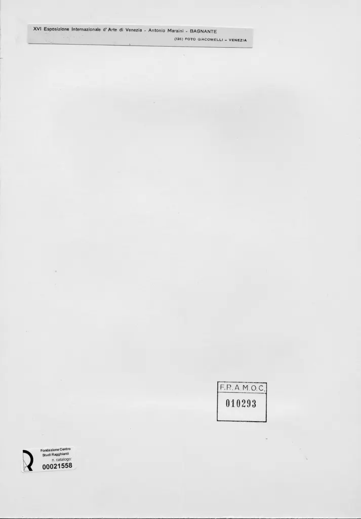 Giacomelli , Maraini, Antonio - sec. XX - Bagnante , retro