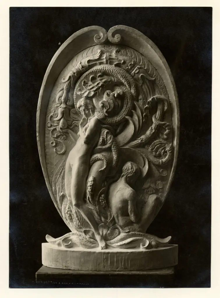 Anonimo , Maraini, Antonio - sec. XX - Adamo ed Eva , fronte