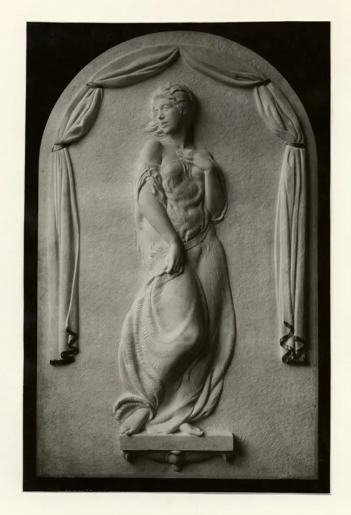 Anonimo , Maraini, Antonio - sec. XX - Tomba di Giacomo Puccini , fronte