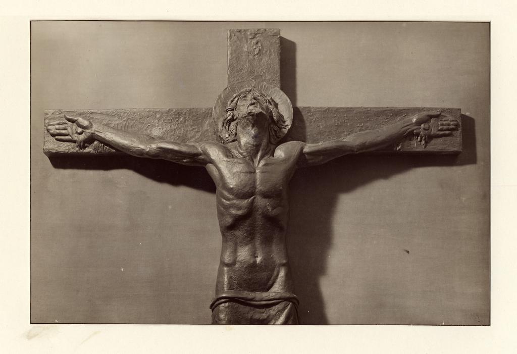 Giacomelli , Maraini, Antonio - sec. XX - La Crocifissione (particolare) , fronte