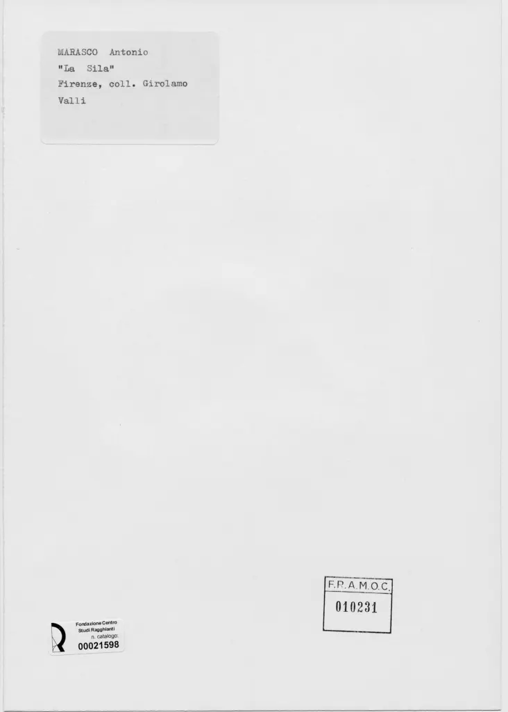 Anonimo , Marasco, Antonio , retro