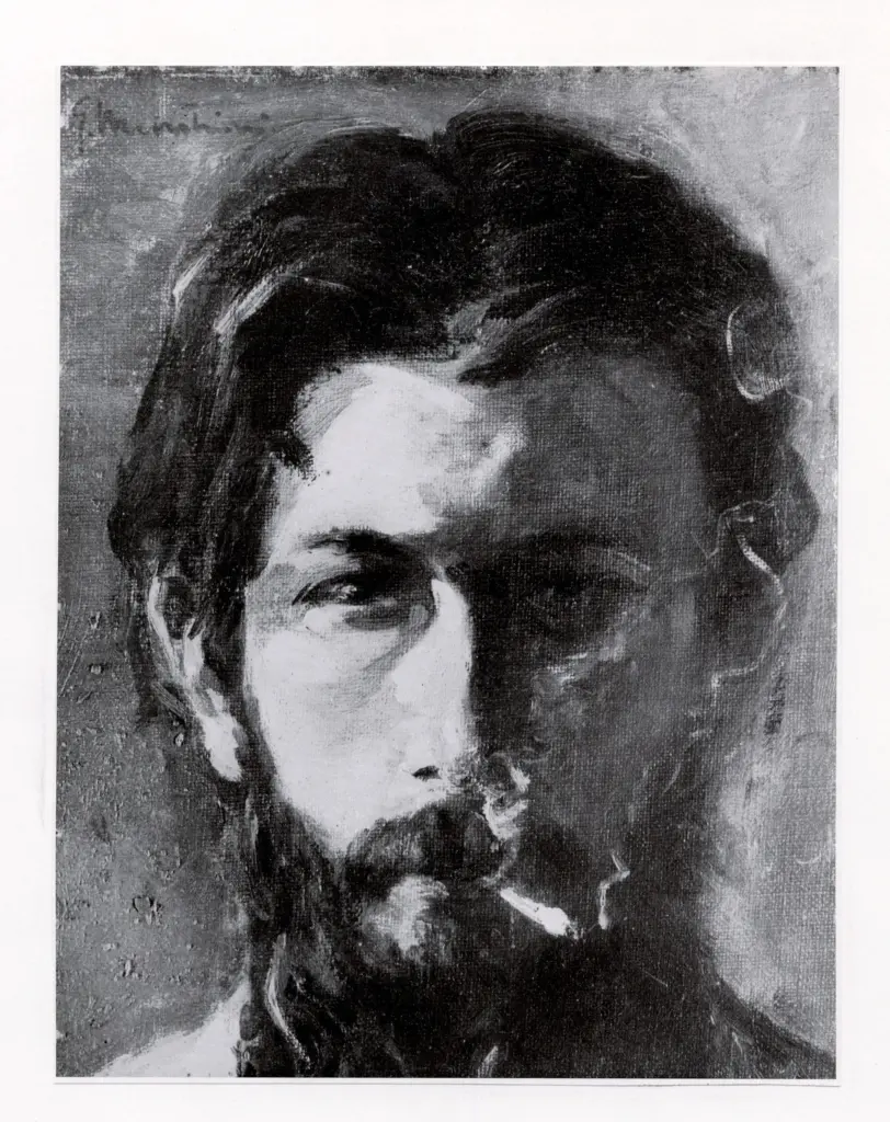 Anonimo , Marchini, Giovanni - sec. XX - Autoritratto , fronte