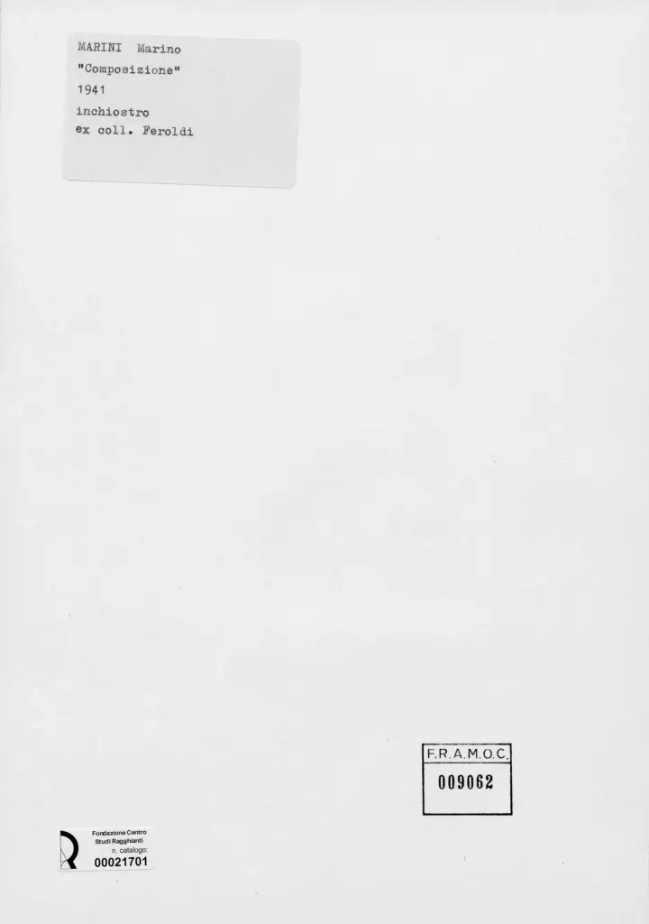 Anonimo , Marini, Marino - sec. XX - , retro