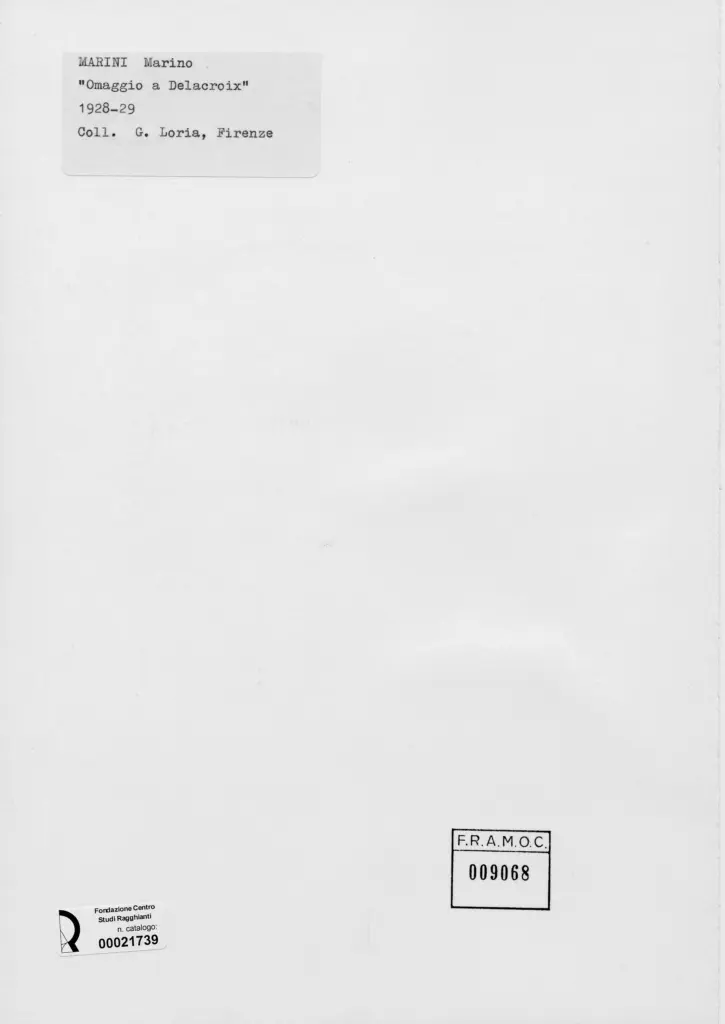 Anonimo , Marini, Marino - sec. XX , retro