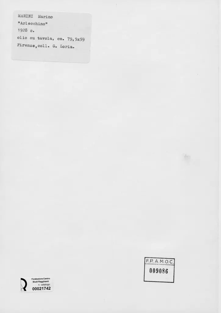 Anonimo , Marini, Marino - sec. XX , retro