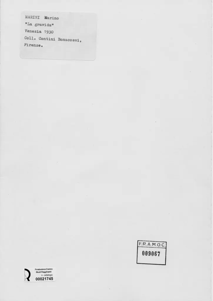 Anonimo , Marini, Marino - sec. XX , retro