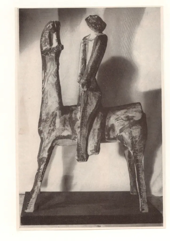 Anonimo , Marini, Marino - sec. XX - L'idea del cavaliere , fronte