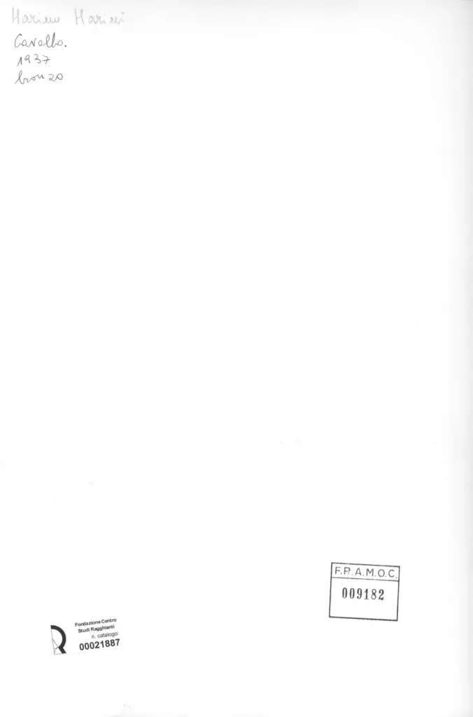 Anonimo, Anonimo , retro