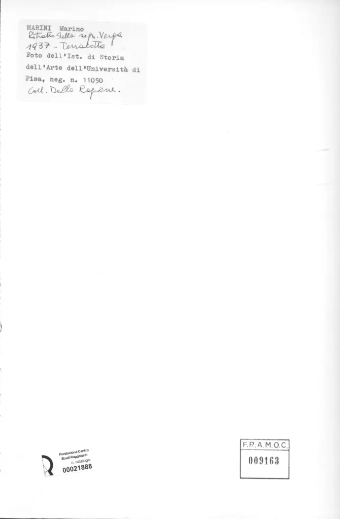 Universit&agrave; di Pisa. Dipartimento di Storia delle Arti , retro