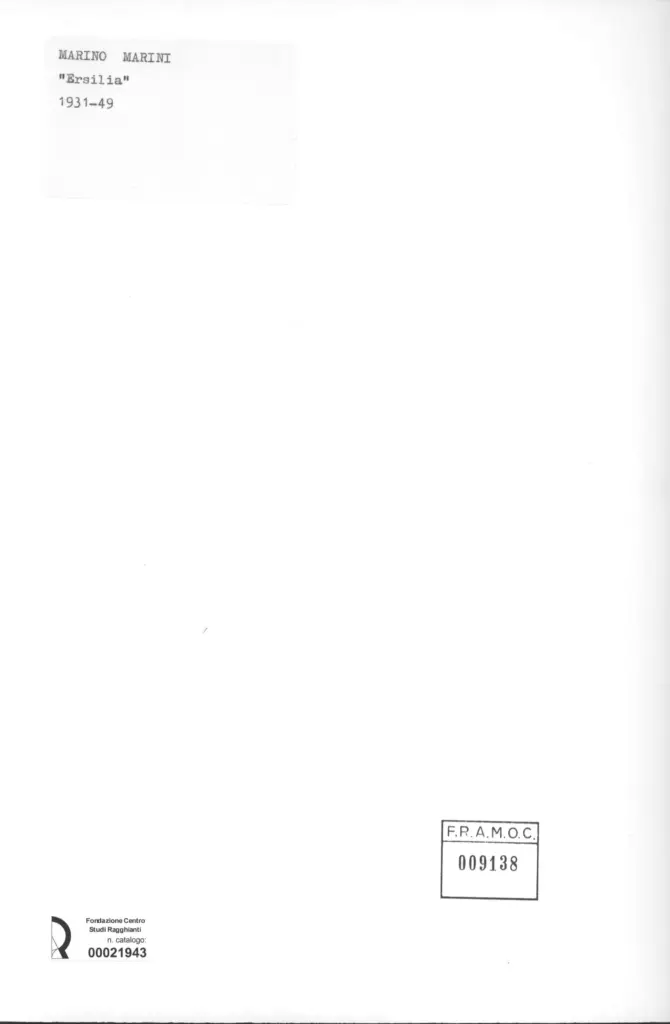 Anonimo, Anonimo , retro