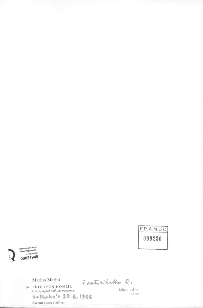 Anonimo, Anonimo , retro