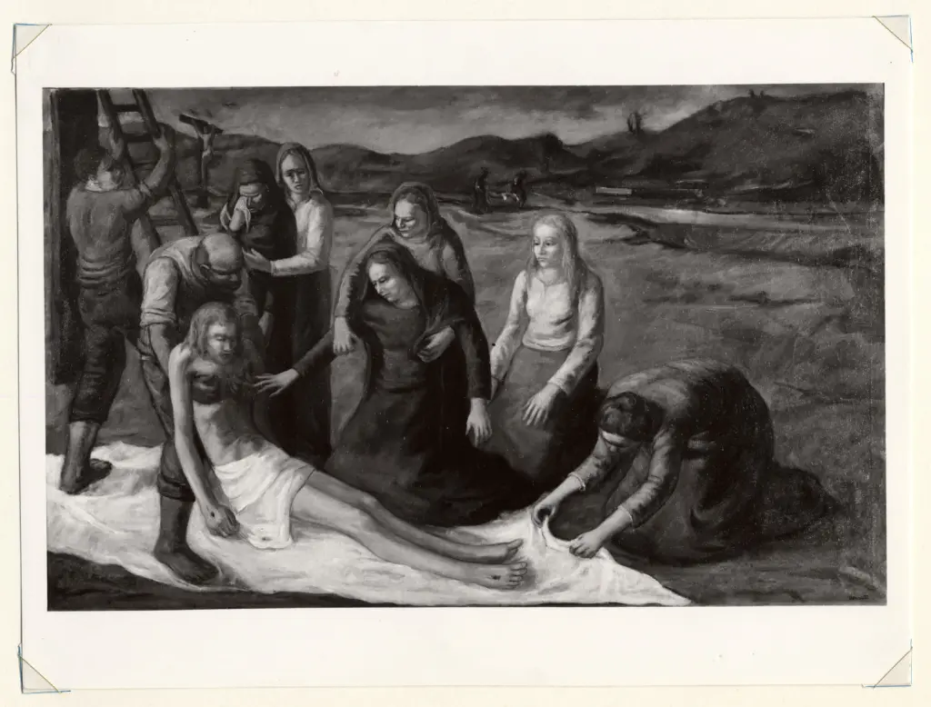 Mariotti, Umberto , Ges&ugrave; Cristo deposto dalla croce