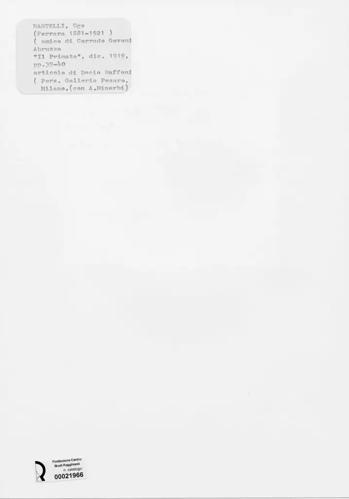 Anonimo, Anonimo , retro