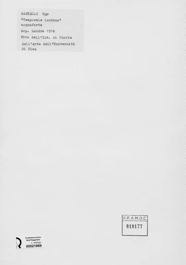 Universit&agrave; di Pisa. Dipartimento di Storia delle Arti&nbsp; , retro