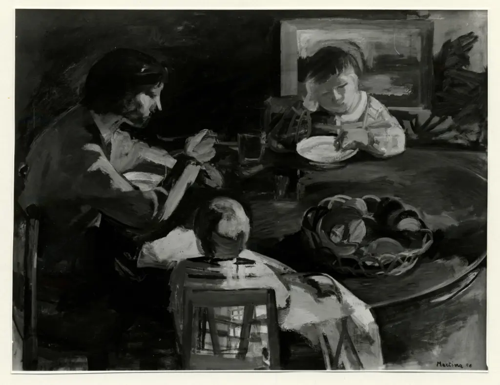 Martina, Piero , La famiglia