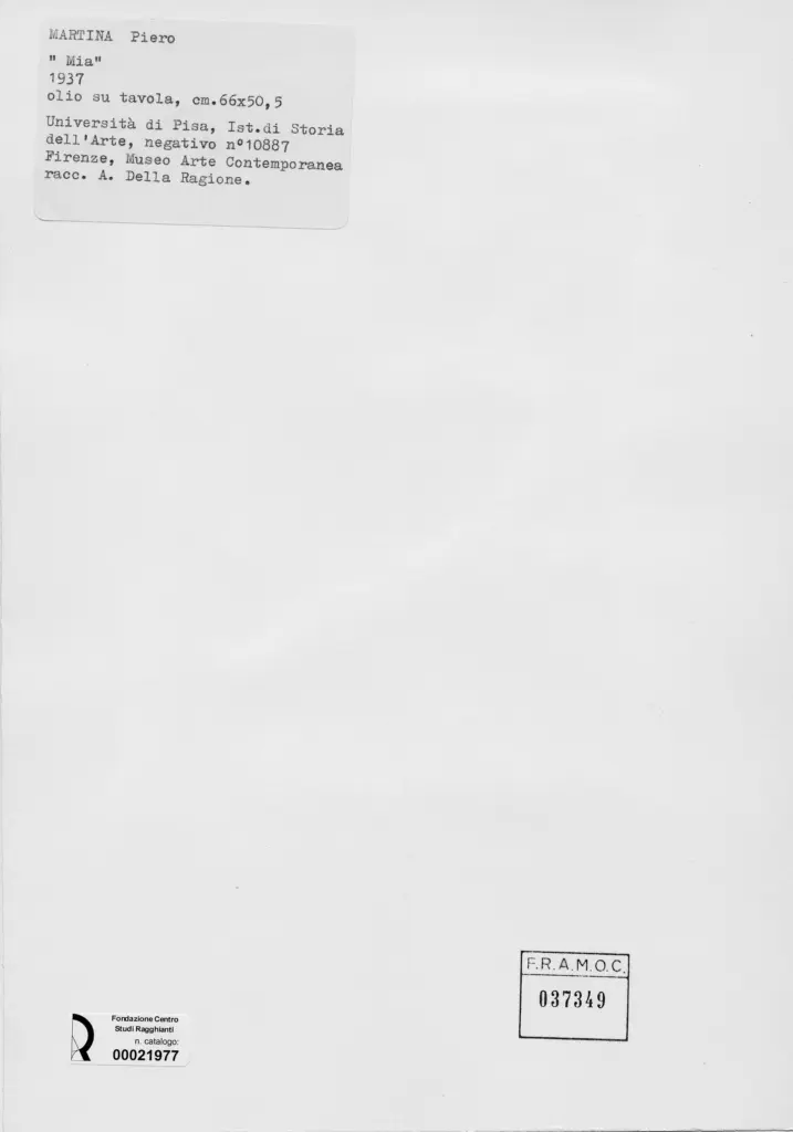 Universit&agrave; di Pisa. Dipartimento di Storia delle Arti , retro