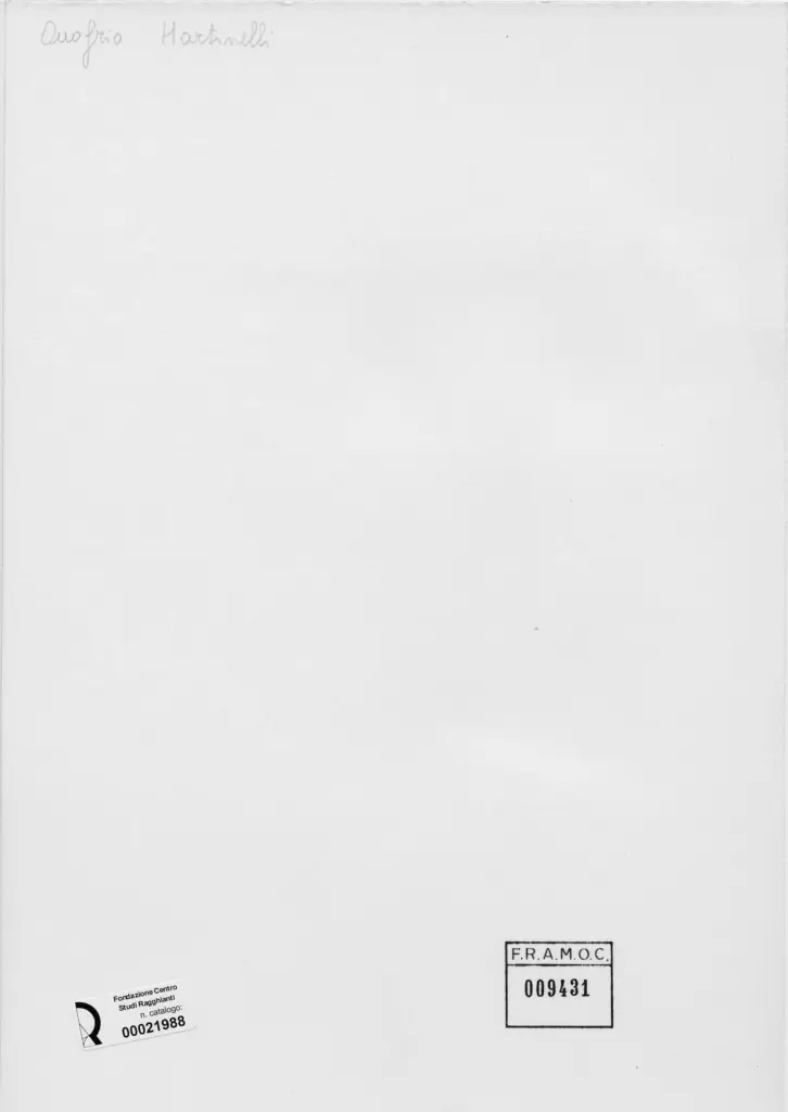 Anonimo, Anonimo , retro