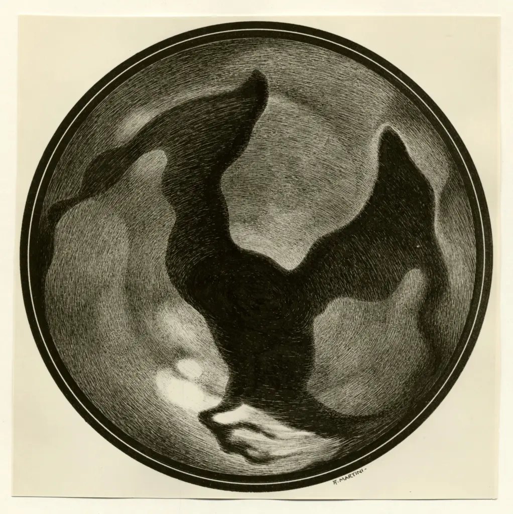 Bacci, Attilio , Martini, Alberto - sec. XX - Il corvo , fronte